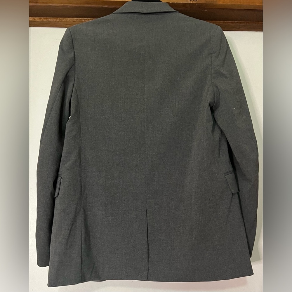 H&M Gray Blazer with Notched Lapels, Sz. XS Women’s Teen Juniors - Picture 3 of 12